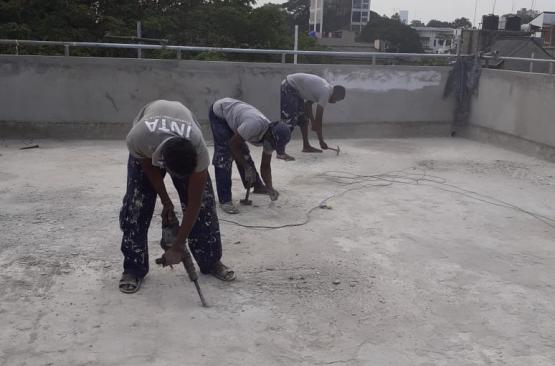 waterproofing of roof slabs