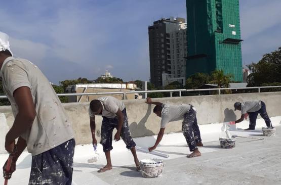 waterproofing of roof slabs